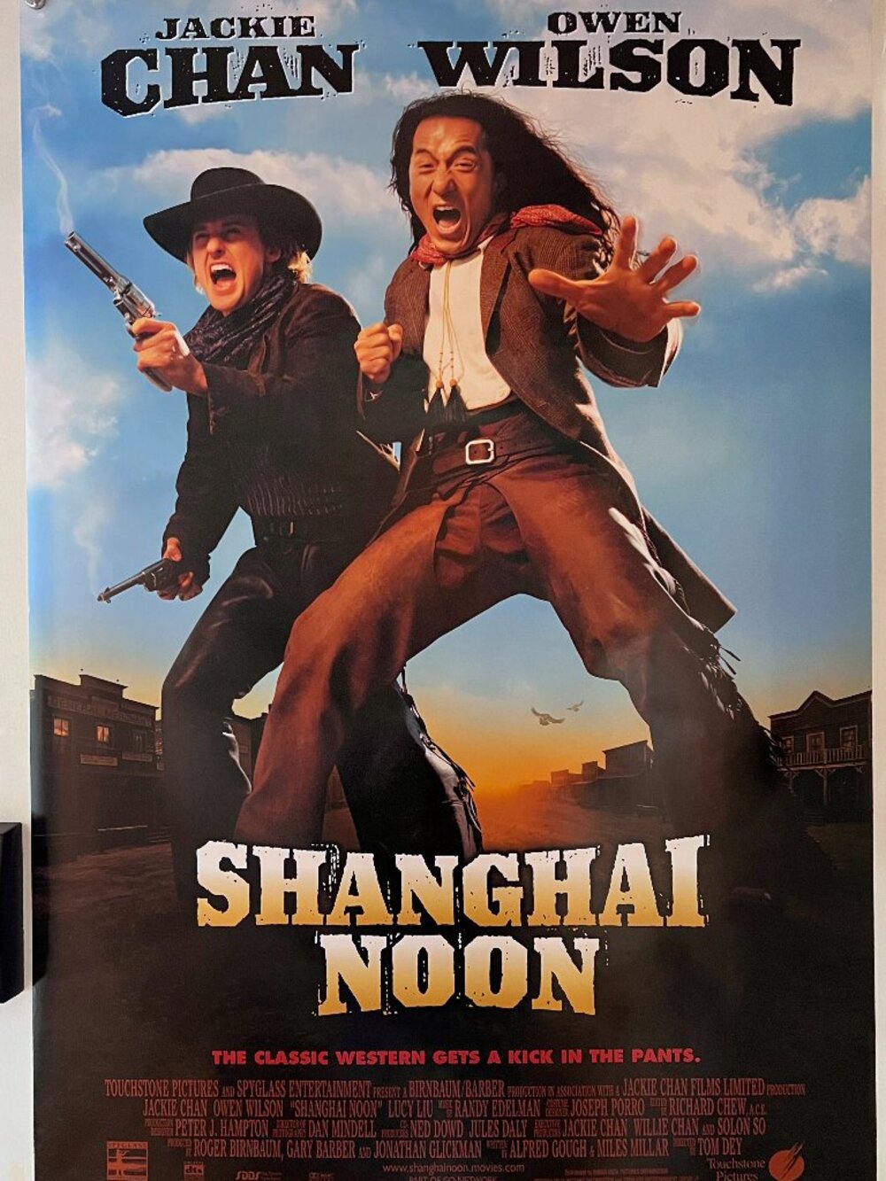 SHANGHAI NOON (2000) - ORIGINAL DOUBLE SIDED MOVIE POSTER